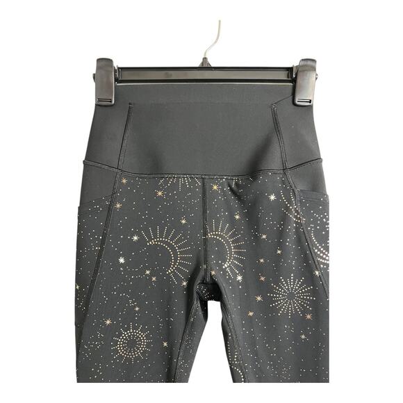 Gap Gapfit Sculpt Revolution Womens Athletic Pants Celestial Print S Small Gym - Picture 3 of 5